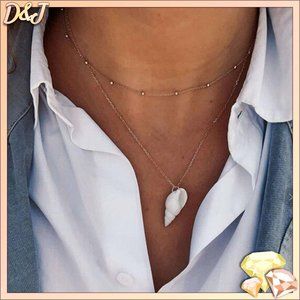 💎✨ Shell Layered Necklace